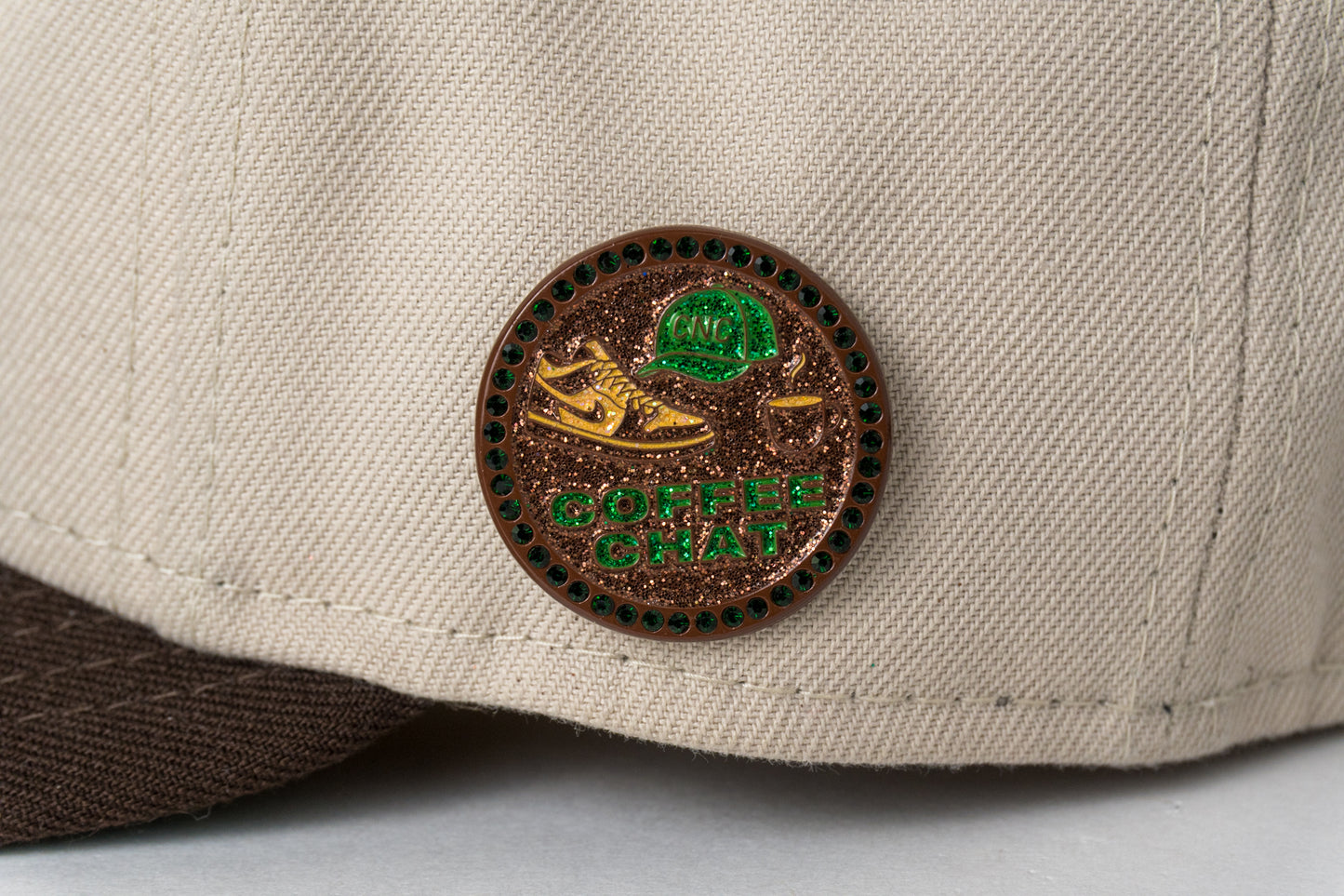 Coffee Chat Pin “Bucks”